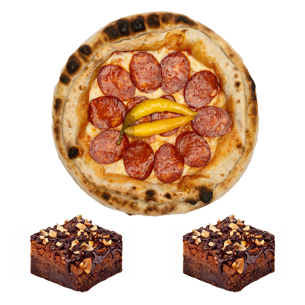 American Dopio + 2x Brownie